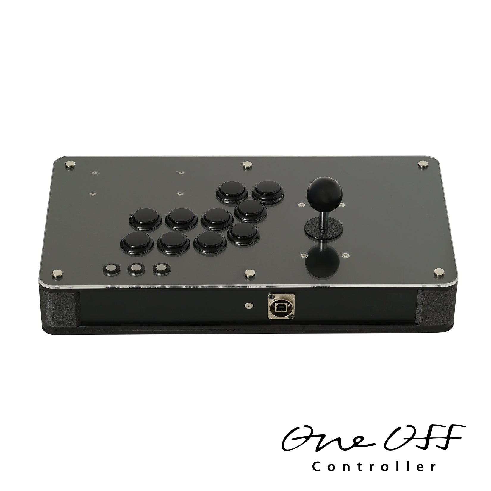 レバー アケコン 即納 マットブラック 24mmボタン｜アーケード