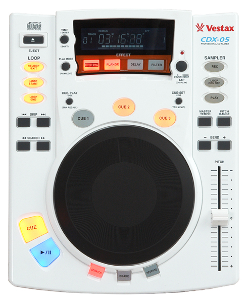 デッドストック発掘！】Vestax/CDJ/CDX-05（ホワイト）※SCRACH LIFE1枚