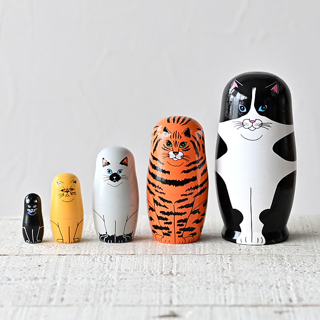 Feline 5 / 猫のマトリョーシカ | ゼネラルストア オルネ
