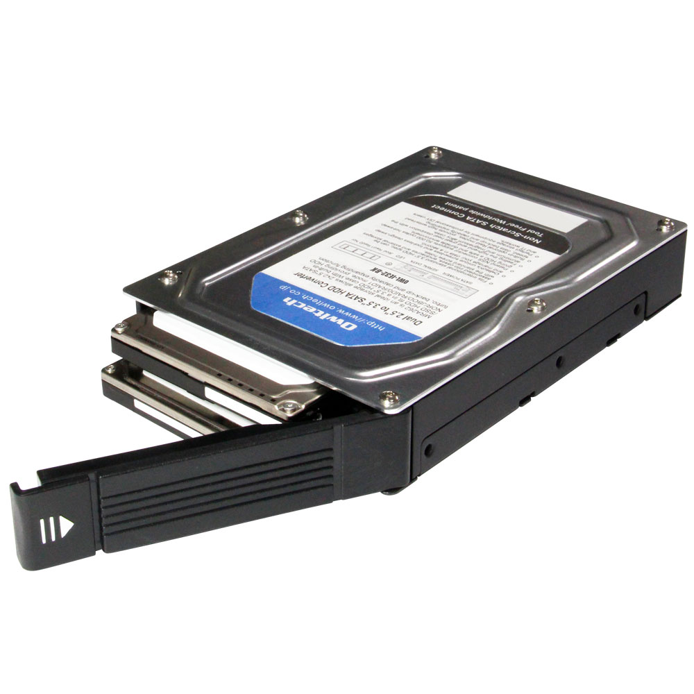 2.5インチ HDD/SSD 2台対応 3.5インチHDDサイズ RAID機能搭載 HDD