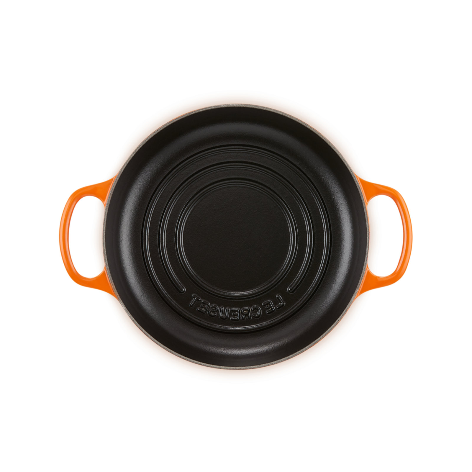 シグニチャー ブレッド・オーブン 24cm オレンジ (シルバーツマミ