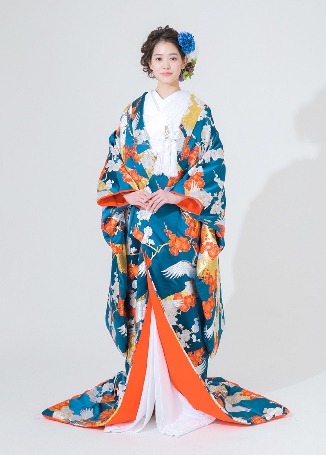 流水梅花鶴・色打掛｜ラヴィファクトリー