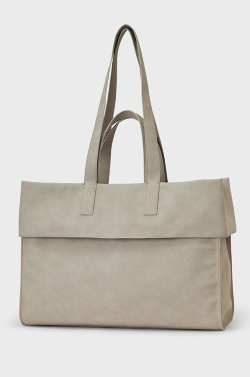 MIESROHE - トートバッグ(ベージュ)合成皮革 / スエード調 | LA FEMME