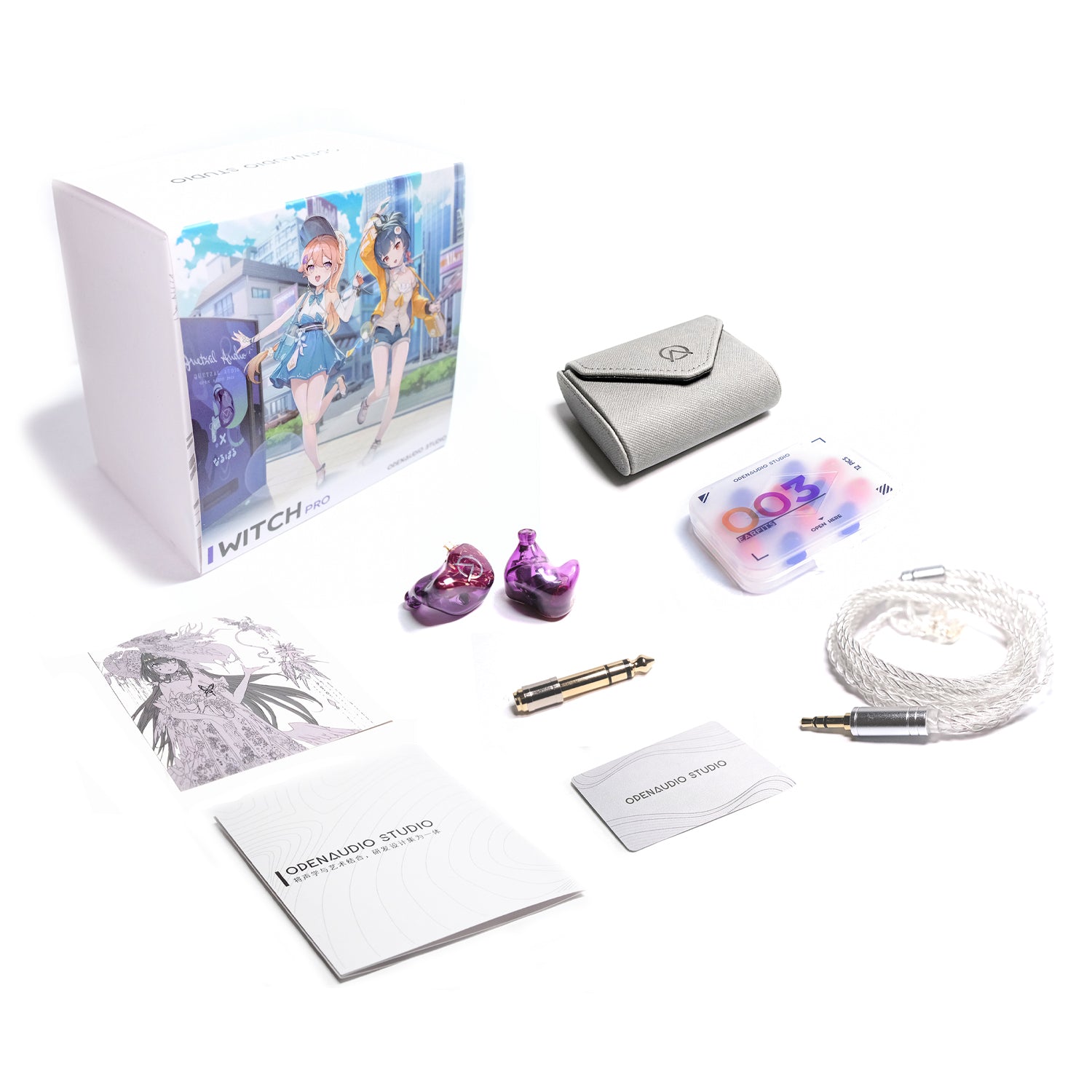 QuetzalAudio】Open Audio Witch カナル型イヤホン 中華イヤホン Open