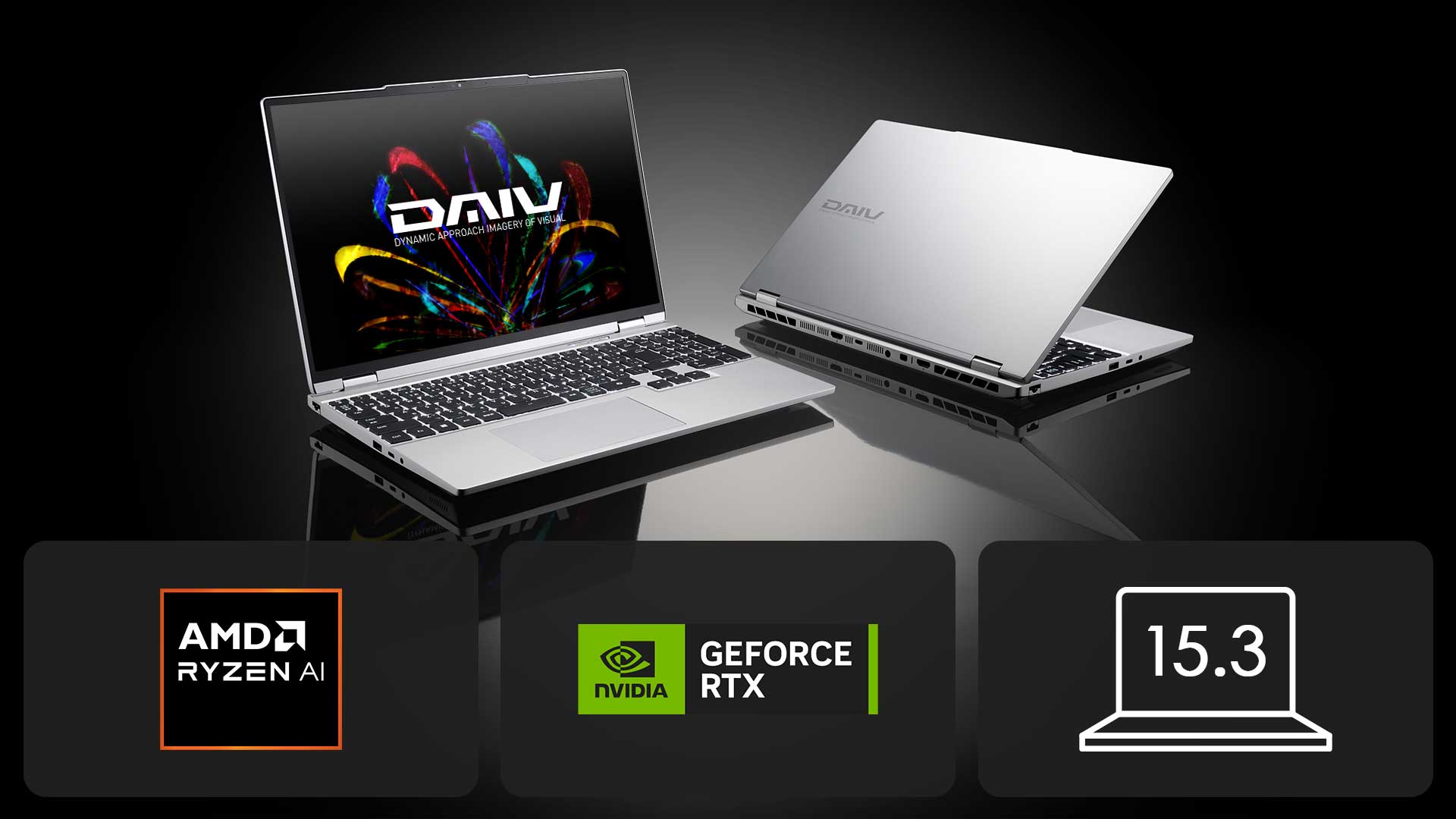 DAIV Sシリーズ｜15.3型クリエイターノートPC DAIV by マウス
