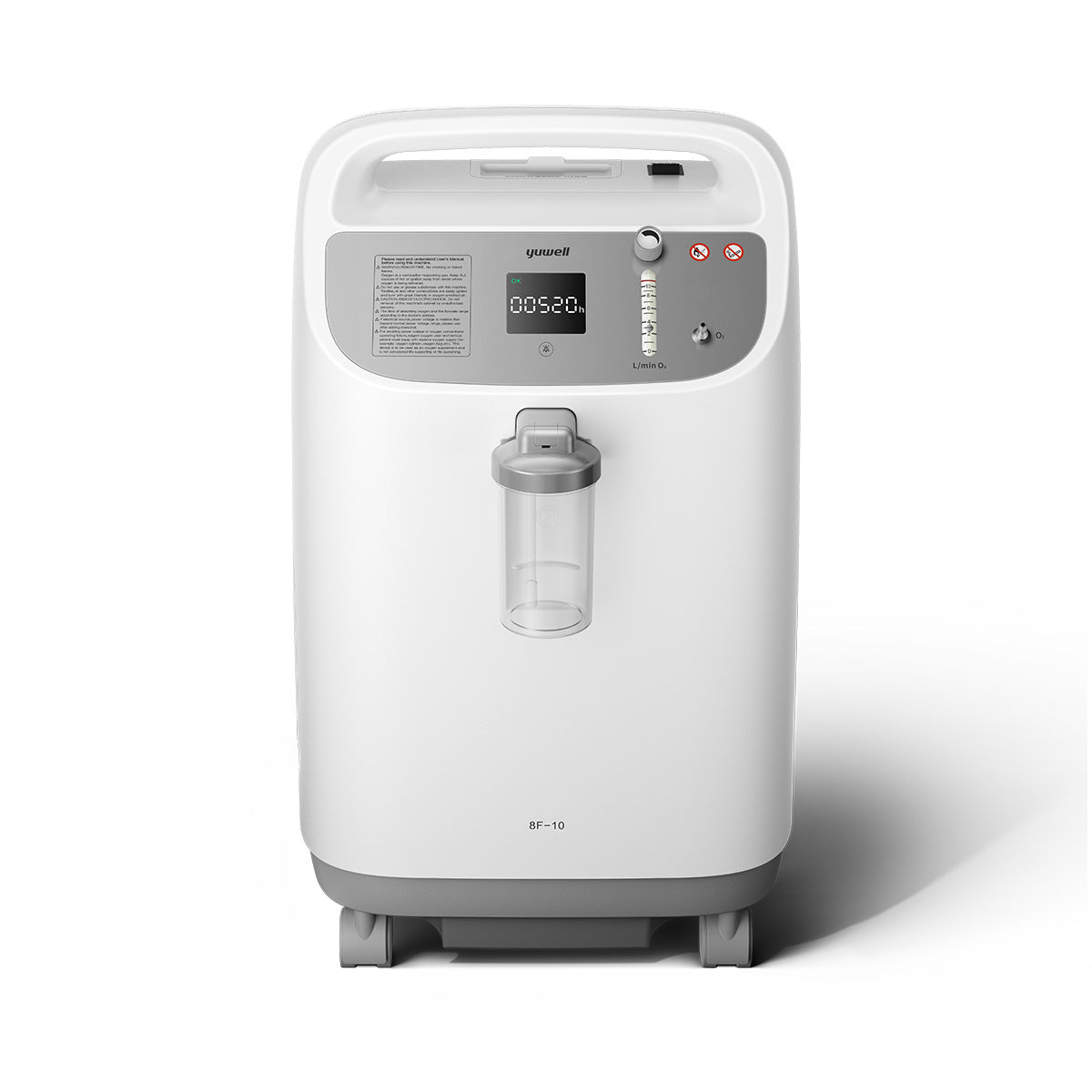 Yuwell 8F-10A Oxygen Concentrator - 1-10 LPM High Flow – MedSupply