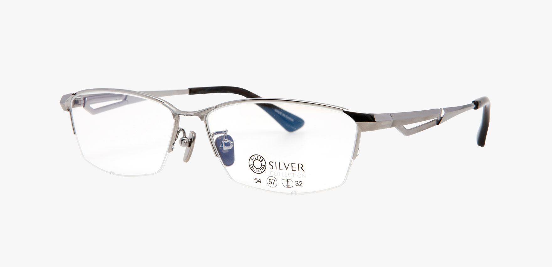 ｼﾙﾊﾞｰｺﾚｸｼｮﾝ SLV-509(54 ﾗｲﾄｸﾞﾚｰ): メガネフレーム｜眼鏡市場【公式