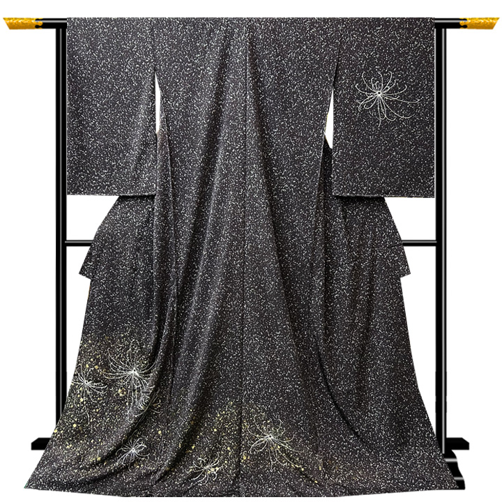 たたき染め訪問着【乱菊】 たたき染め訪問着【乱菊】 [170303-tho-1