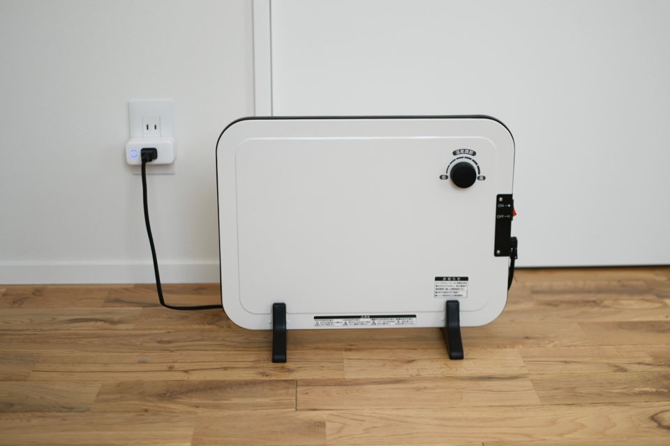 山善のミニパネルヒーター[DP-SB169]の使用レビュー | MAELOG