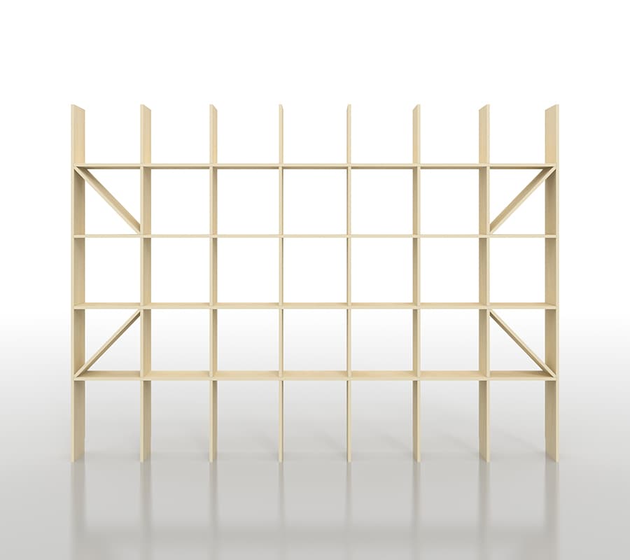 オープン棚 壁面本棚|本棚の通販はマルゲリータ