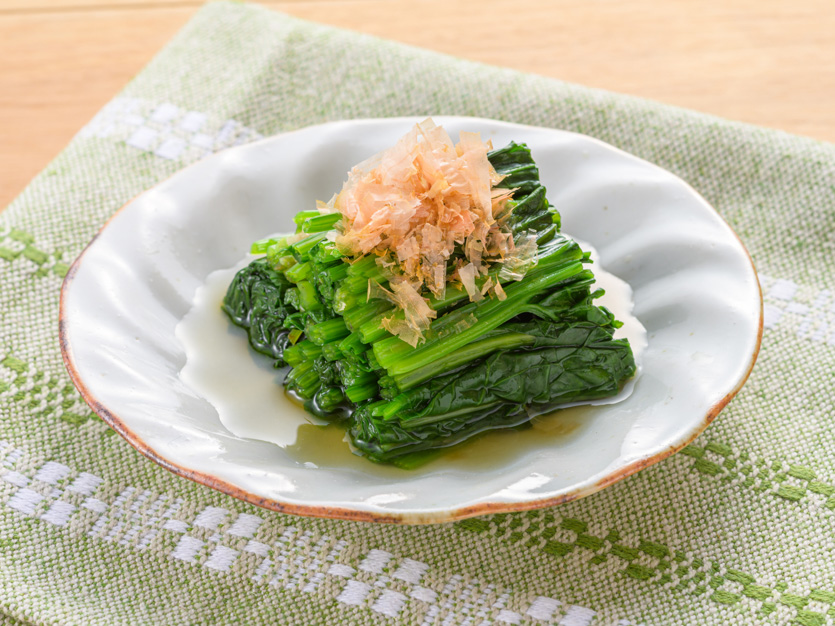 ほうれん草のおひたしのレシピ・作り方 ｜ おうちレシピ | ミツカン