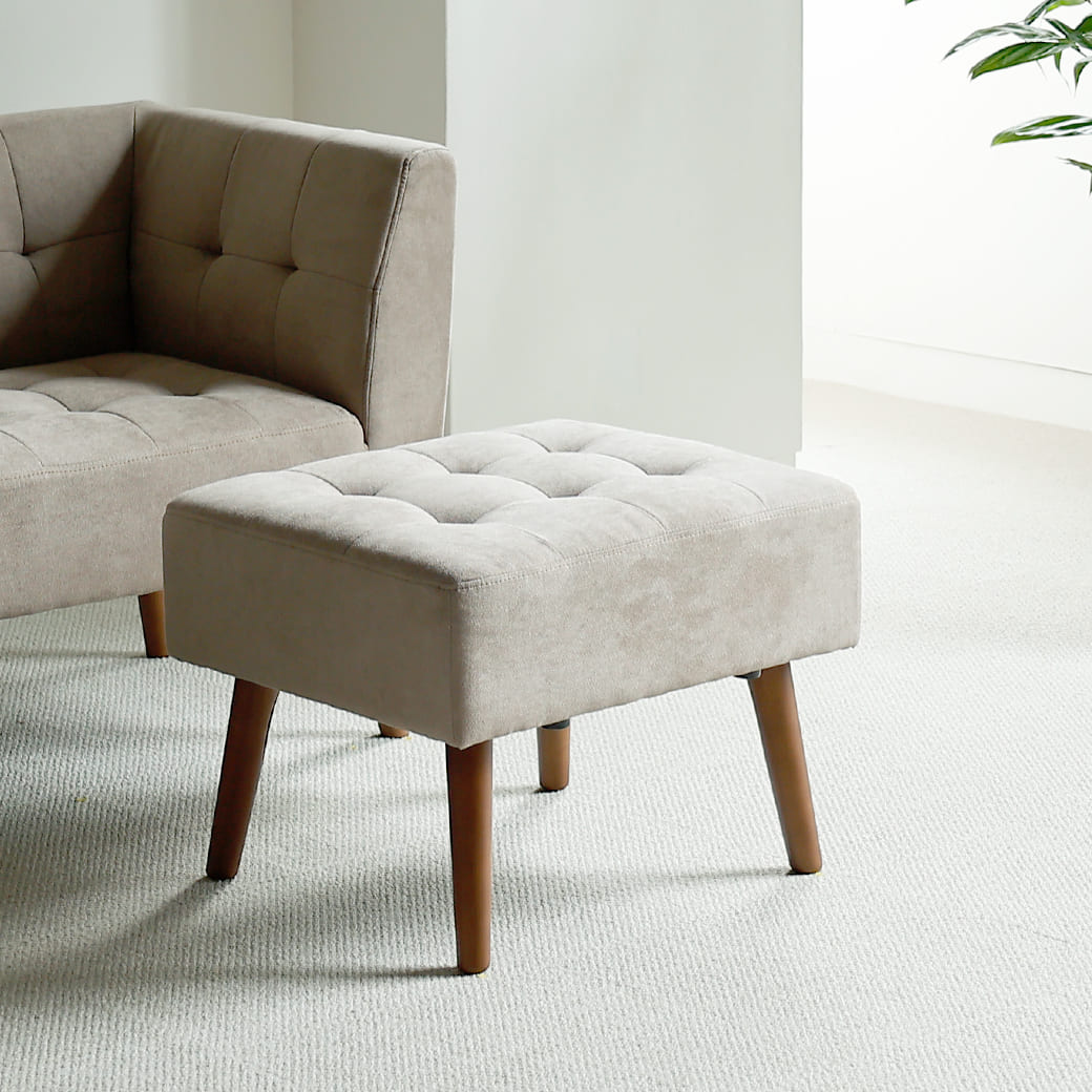unco モダンデザイン オットマン ベージュ MODERN DECO（モダンデコ