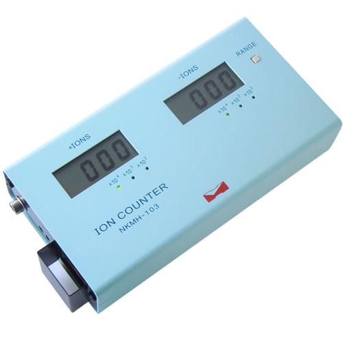 イオンカウンター NKMH-103 - 両極イオンの同時測定可、超ワイドレンジ