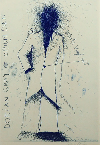 ジム・ダイン版画額「Dorian Gray at Opium Den」 | Natsume Books