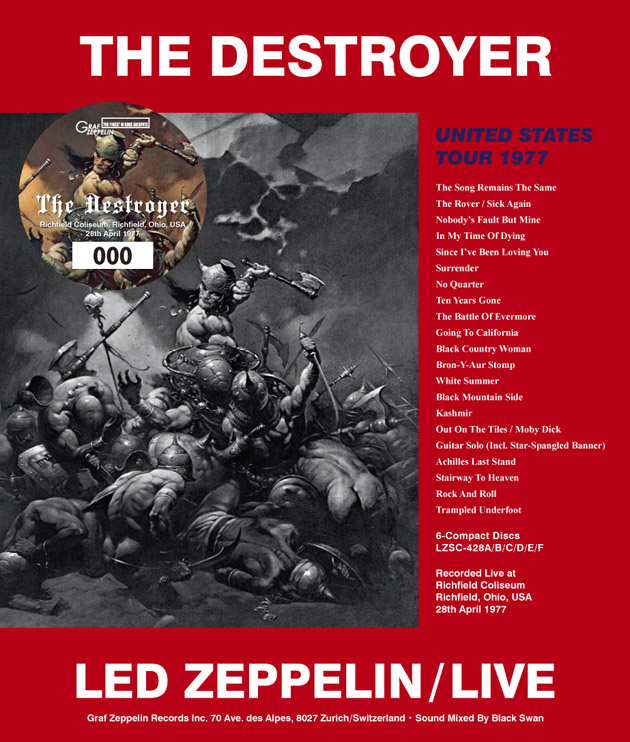 LED ZEPPELIN - THE DESTROYER (6CD) - navy-blue