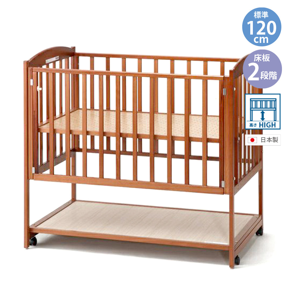 ヤマサキ すやすや YA-315 標準サイズ ハイタイプ ベビーベッド