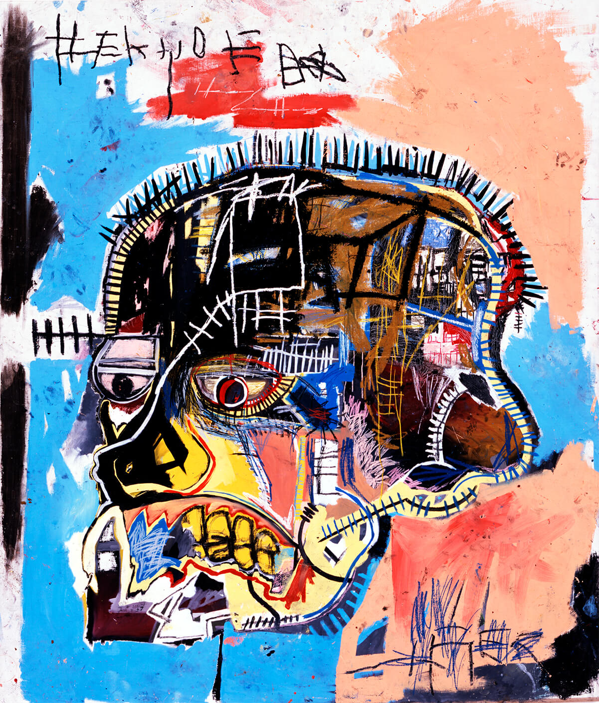 バスキア JEAN-MICHEL BASQUIAT 油絵 2 【公式通販】