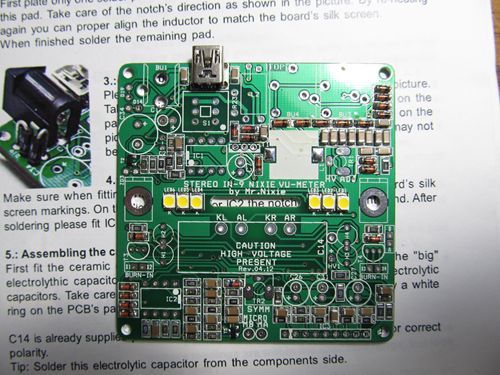 ニキシー管IN-9を使ったVUメーター
