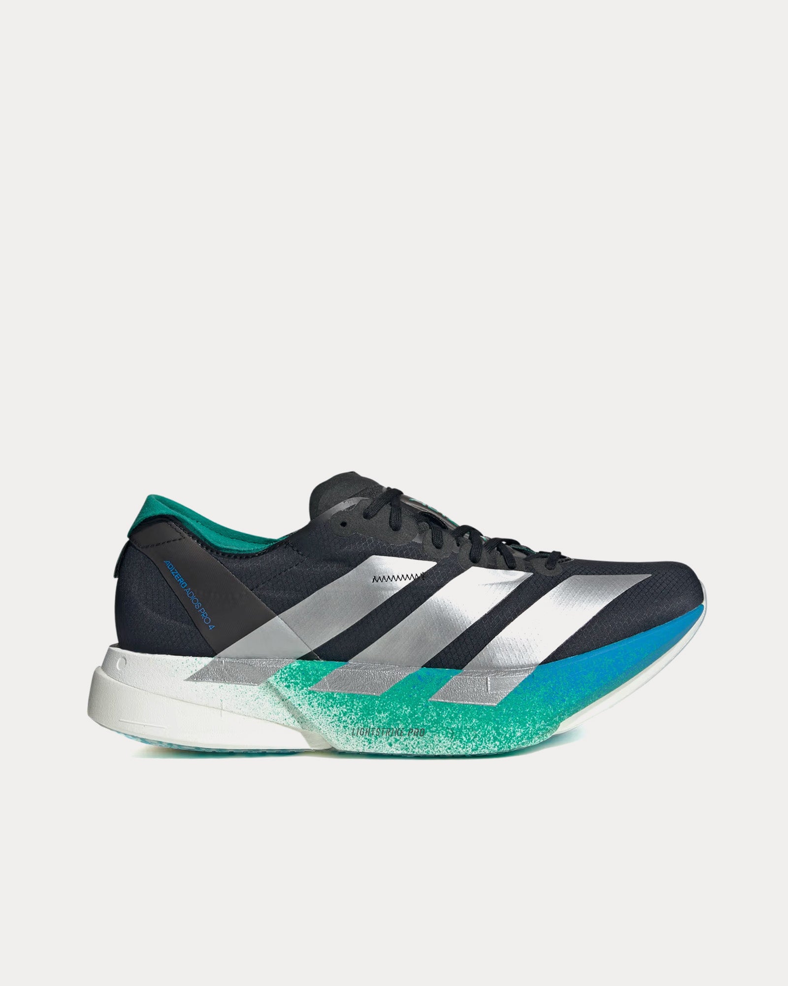 Adidas Men's Adizero Adios Pro 4 Core Black / Matte Silver / Glory