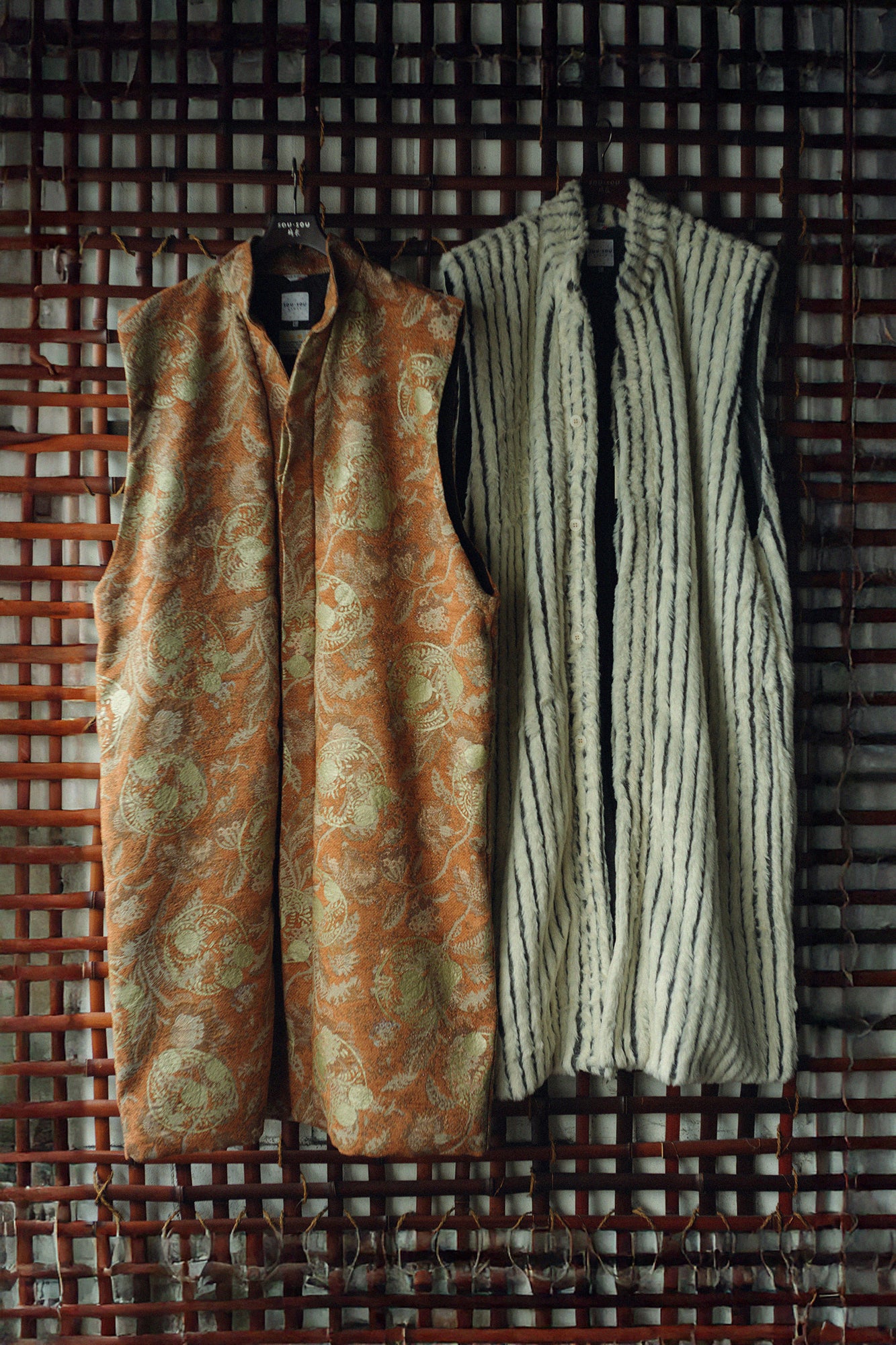 ゴブラン 長陣羽織（ながじんばおり） 袷（あわせ）／草紋（そうもん）