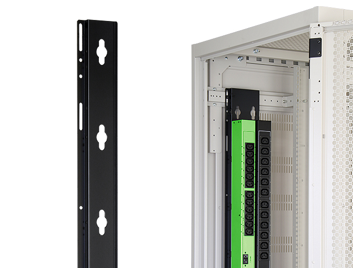 PDU取付金具 NPO シリーズ NPO-1650JBP2S｜19インチラック｜摂津金属