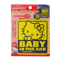 ハローキティメッセージステッカーセット | カー用品のセイワ