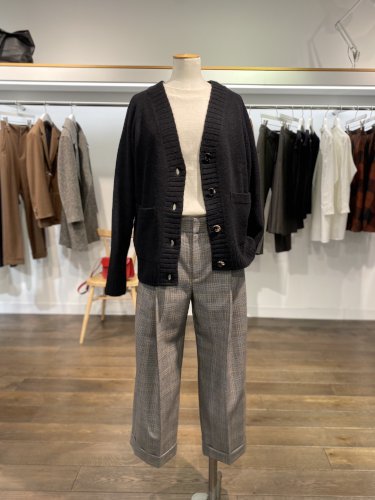 TWISTED CASHMERE WOOL CARDIGAN - SELECT EYE COMPANY：セレクトアイ