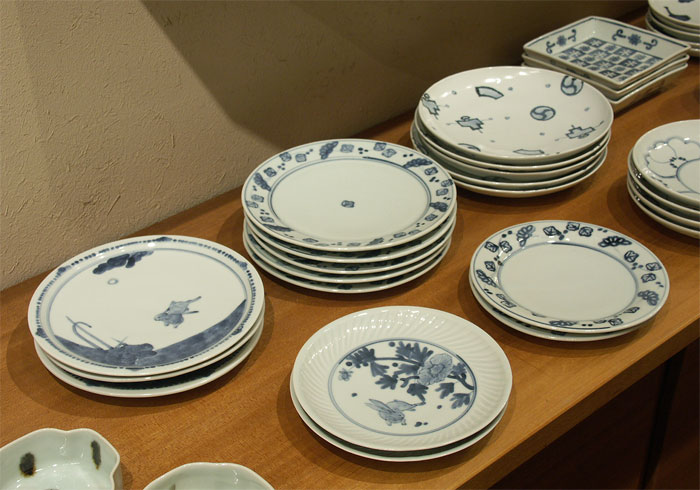 藤塚光男 染付と瑠璃釉の皿 3枚セット Untitled Page