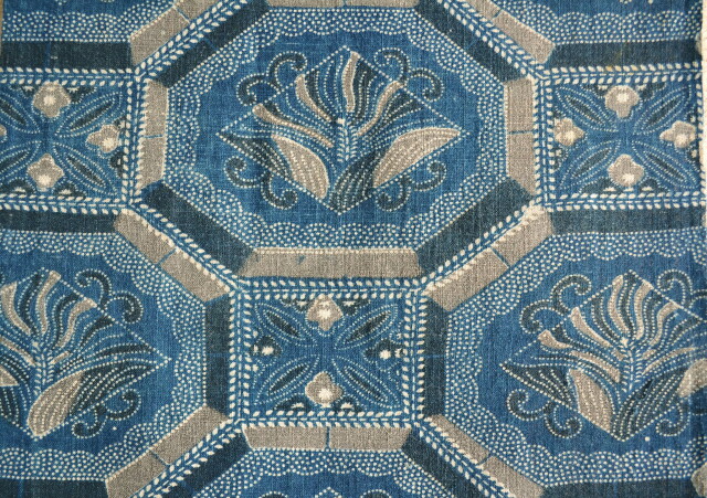 Antique Sam's Collection古布 藍染 古裂 藍染アンティーク 1400mm