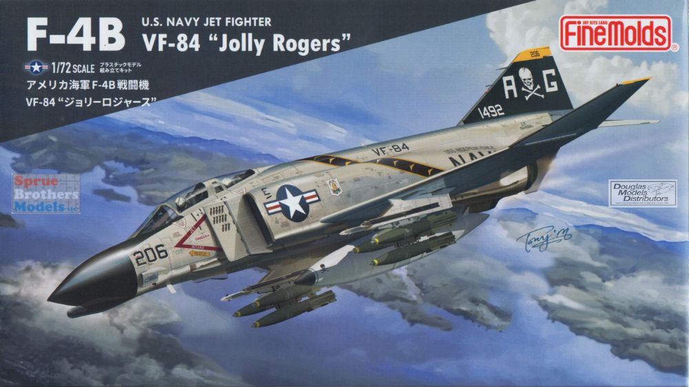 FNMFF005 1:72 Fine Molds F-4B Phantom II VF-84 Jolly Rogers