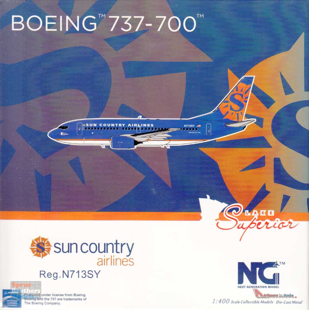 NGM77011 1:400 NG Model Sun Country B737-700 Reg #N713SY (pre