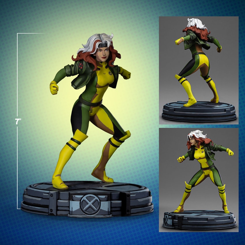 Rogue X-Men '97 Art Scale 1:10 Statue by Iron Studios | Sideshow