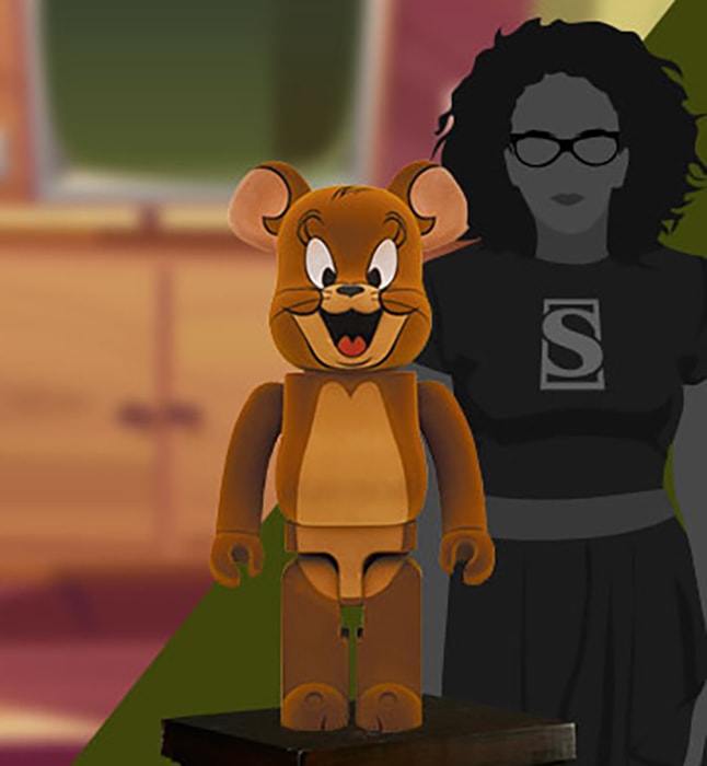 Be@rbrick Jerry Flocky 1000% Collectible Figure by Medicom Toy