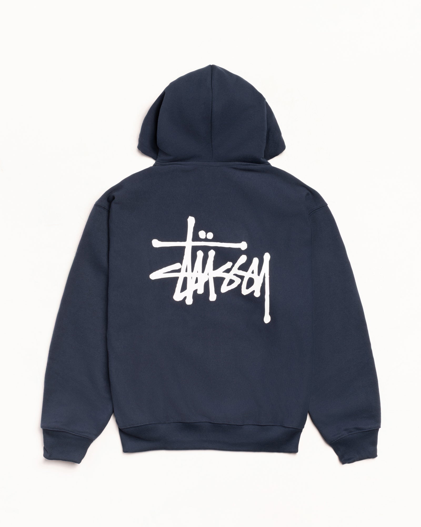 Basic Stüssy Hoodie – Navy | Sweats | Stüssy