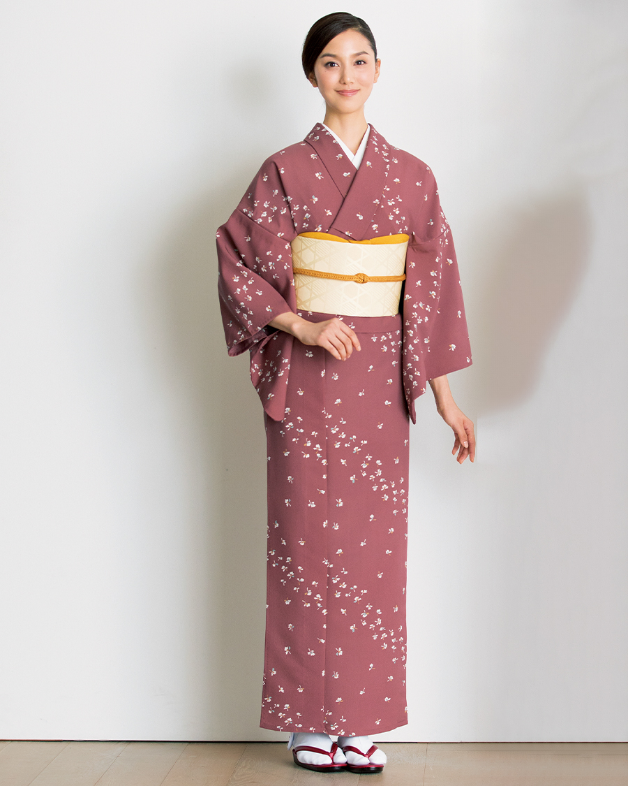 洋花小紋】きもの | ユニフォーム総合メーカーのサーヴォ公式通販