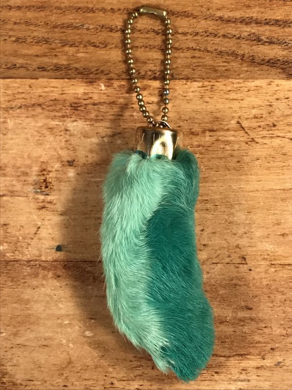 Rabbit Foot Lucky Charm Keychain ラビットラッキーチャーム