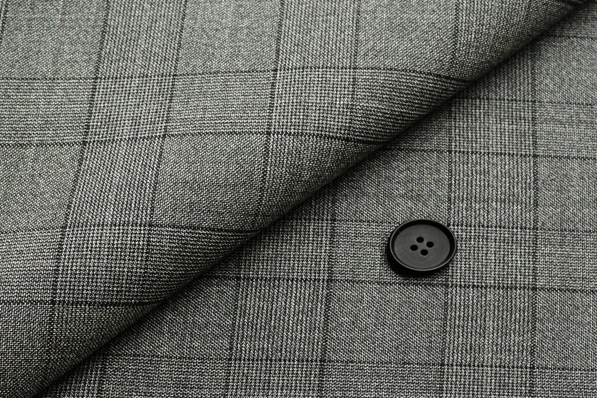 オーダースーツ]知的な印象のグレーチェック×自然な艶感 | オーダー