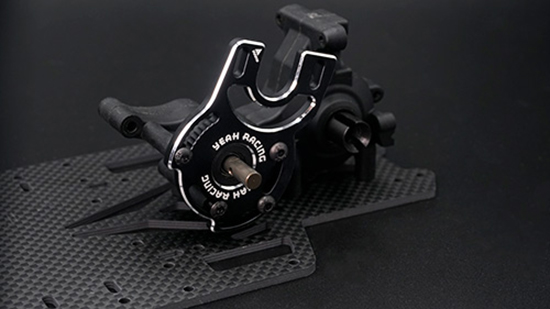 YD-2S用 アルミ ライトウエイト アジャスタブルモーターマウント ブラック