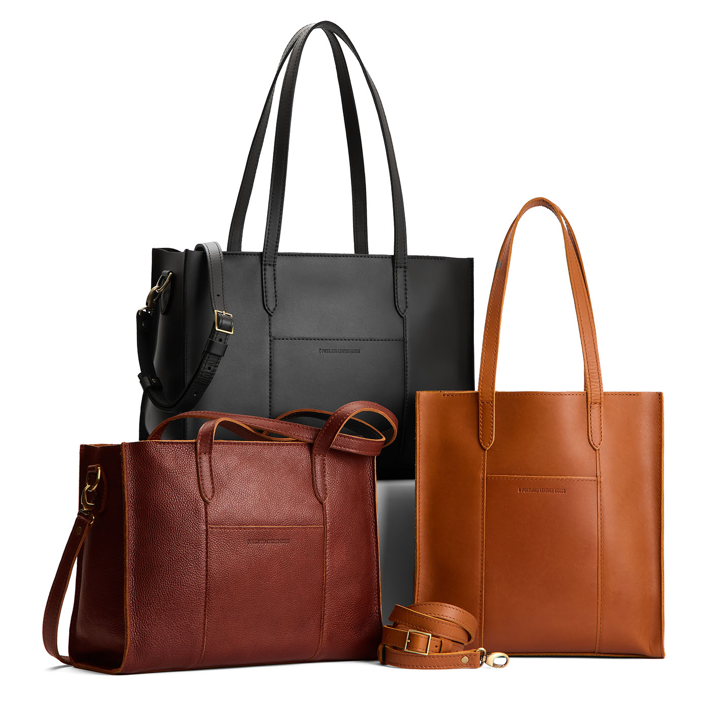 Large Lola Zipper Crossbody Tote | Portland Leather Goods