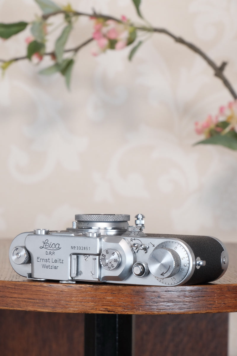 Excellent 1939 Leitz Leica IIIa, Freshly Serviced, CLA'd