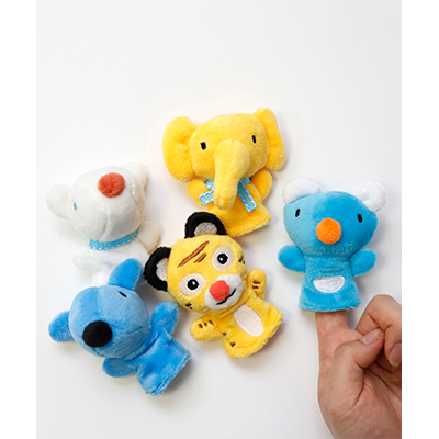 ペネロペ×salut! 指人形セット｜グッズ｜ Penelope tete en lair