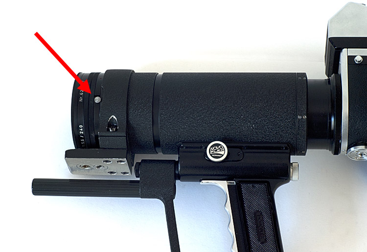 240mm Novoflexar lens for the Pentacon Six