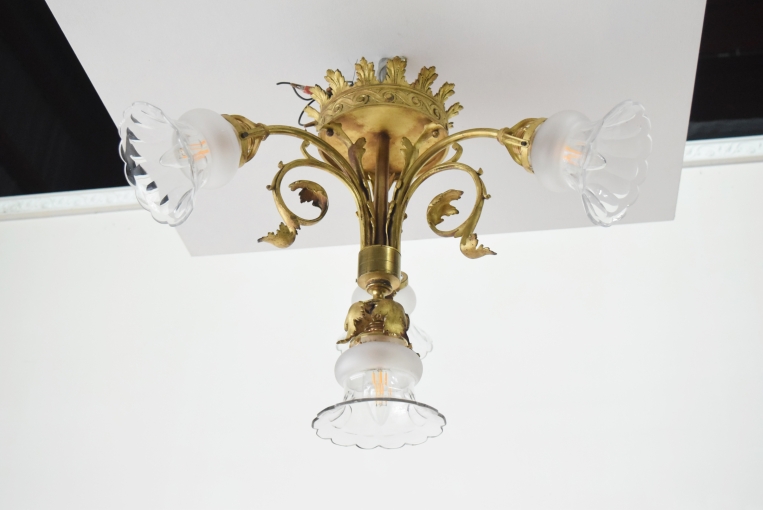 パルテノン アンティーク / 【SALE】sy389 4灯式シャンデリア