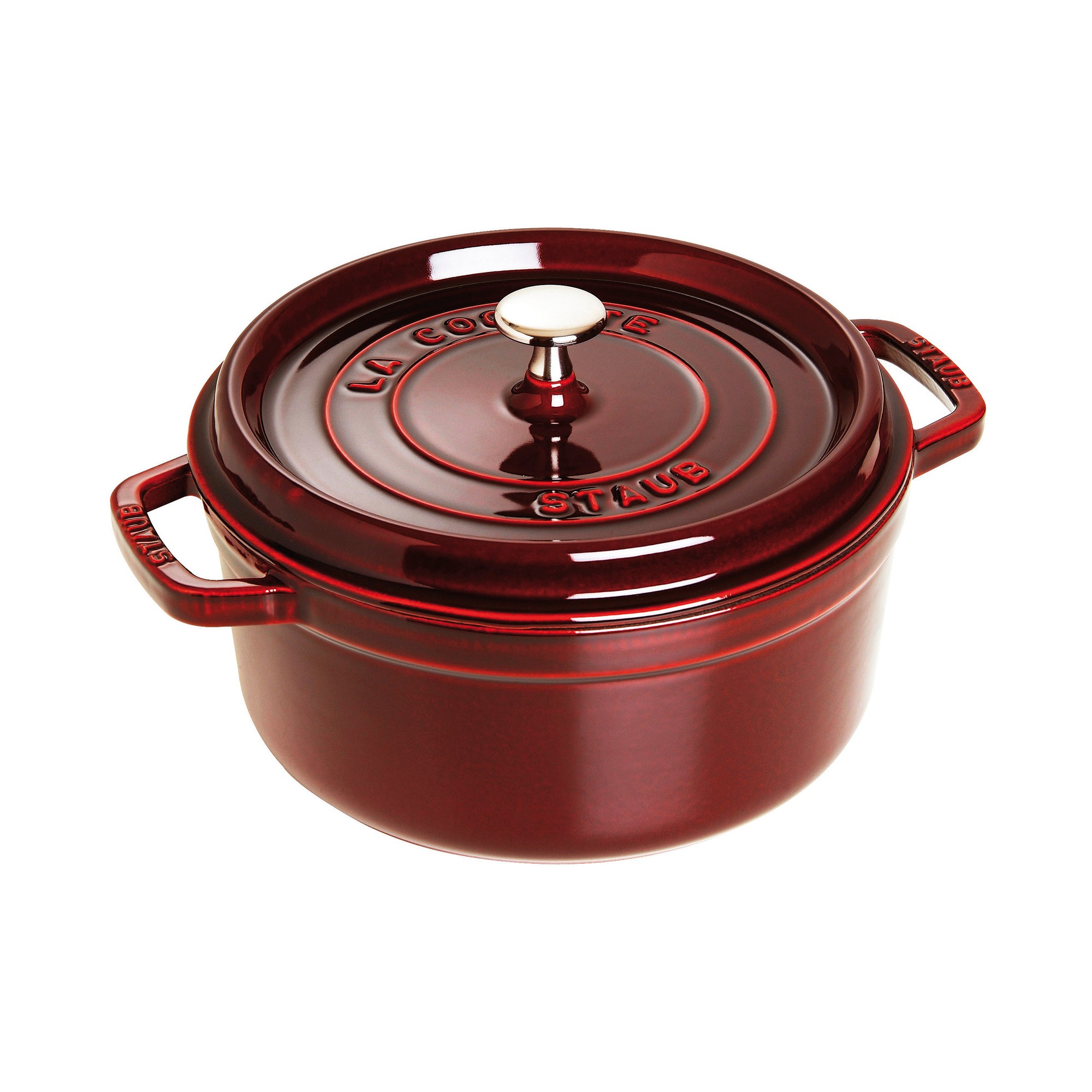 STAUB 1103487 Staub 13.25-qt Round Dutch Oven - Grenadine