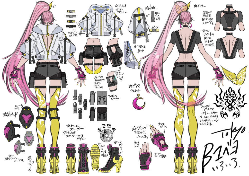 魔女の解体新書】キャラクターデザイン③βベヨネッタ – Bayonetta 3