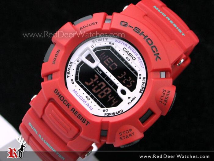 BUY Casio G-Shock MUDMAN Mudresist Mens Watch G-9000MX-4 Red - Buy