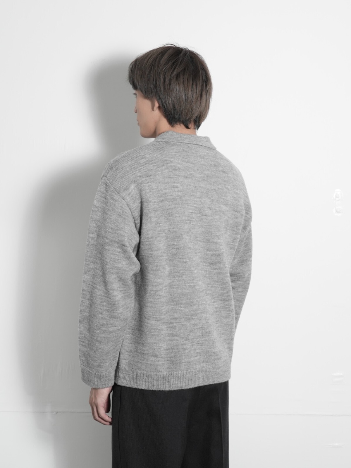 ウールニットスキッパーシャツ - ブラン ワイエム レディース & メンズ