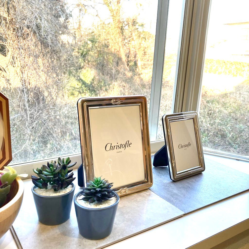 クリストフル / Christofle フォトフレーム エジェア リュバン 9×13 L