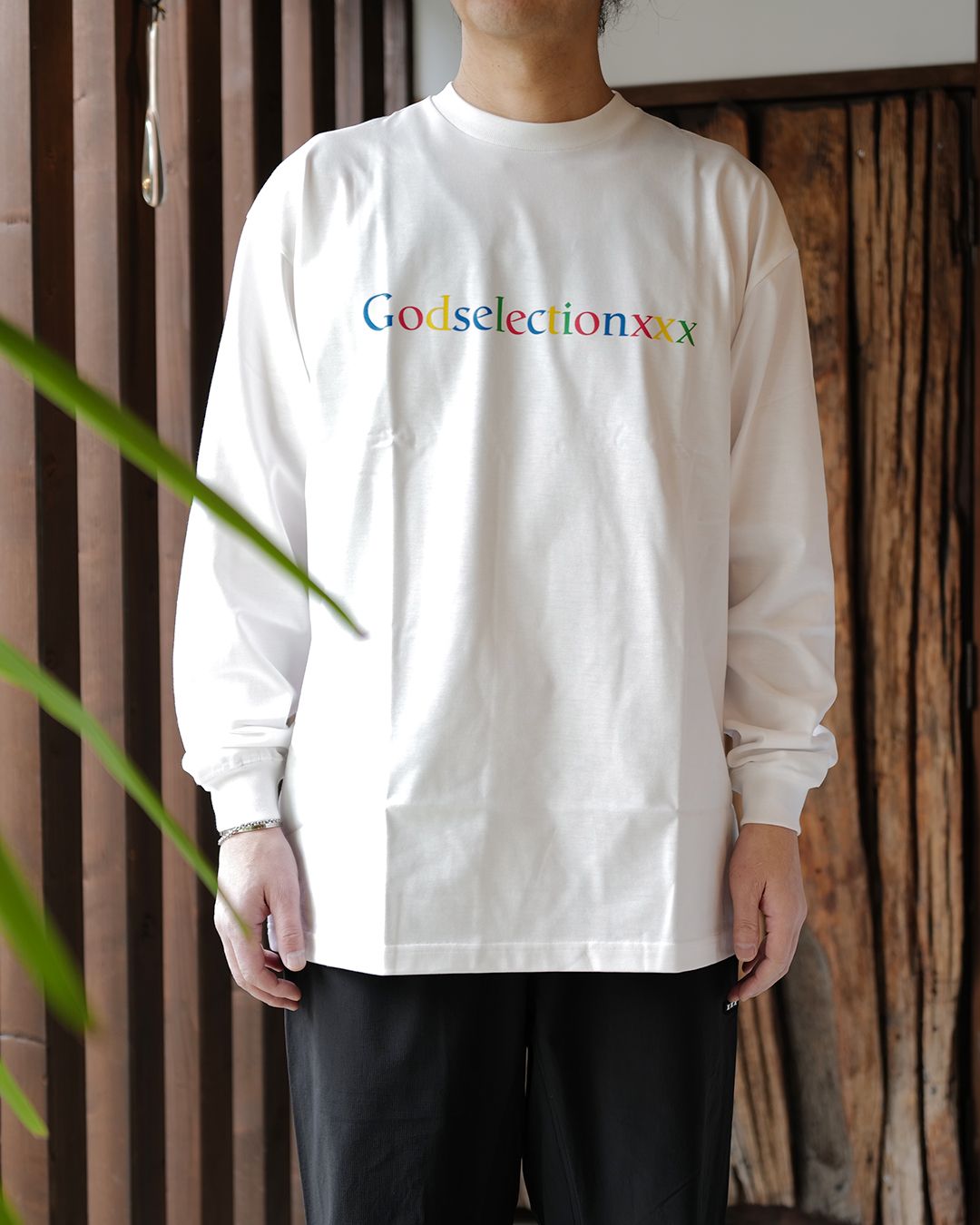 GOD SELECTION XXX - GX-A26-LT-05 LONG SLEEVE T-SHIRT WHITE | River