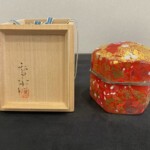 本物保証】藤田喬平 手吹 三日月コップ(5個) 共箱 美品 ガラス工芸